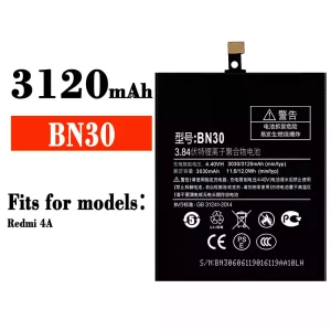 New phone battery BN30 for Xiaomi Redmi 4A