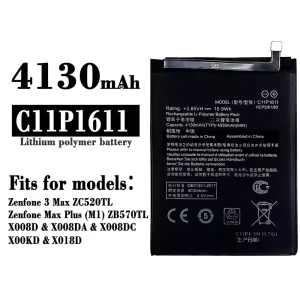 New phone battery C11P1611 for Asus Zenfone 3 Max / Zenfone Max Plus(M1)