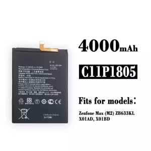 New phone battery C11P1805 for Asus Zenfone Max (M2)