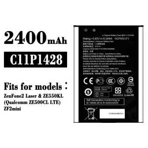 New phone battery C11P1428 for Asus ZenFone 2 ZE500KL