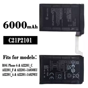 New phone battery C21P2101 for Asus ROG Phone 6