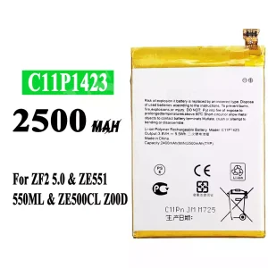 New phone battery C11P1423 for Asus Zenfone 2 5.0 / ZE551 / 550ML / ZE500CL / Z00D