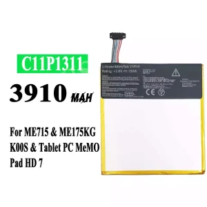 New phone battery C11P1311 for Asus Tablet PC MeMO / Pad HD7