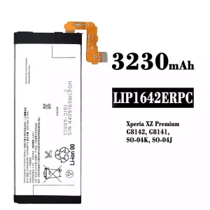New phone battery LIP1642ERPC for Sony Xperia XZ Premium