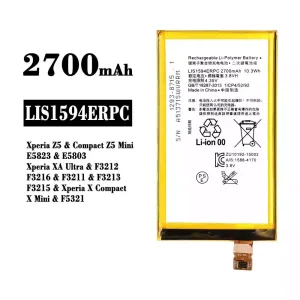 New phone battery LIS1594ERPC for Sony Xperia Z5 / Compact Z5 Mini / Xperia XA Ultra / Xperia X Compact X Mini