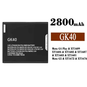 New phone battery GK40 for Motorola Moto G4 Play / Moto G5