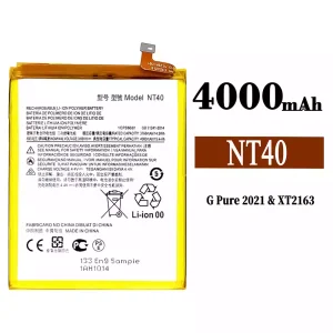 New phone battery NT40 for Motorola G Pure 2021 / E20 / K14