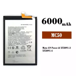 New phone battery MC50 for Motorola Moto G9 Power / G60 / G40 Fusion