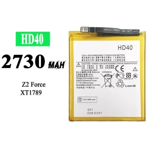 New phone battery HD40 for Motorola Moto Z2 Force / Z Force Edition 2nd gen