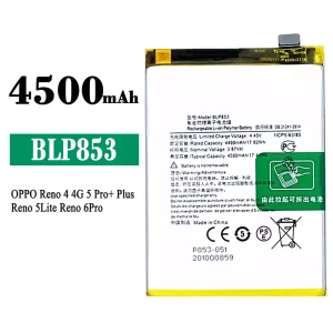 New phone battery BLP853 for OPPO Reno 4 / Reno 5 Pro Plus / Reno 5 Lite /Reno 6 Pro