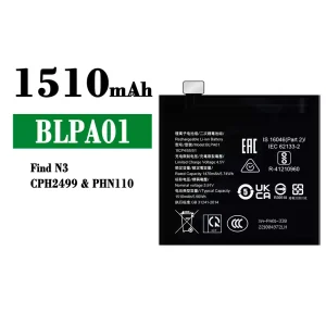 New phone battery BLPA01 for OPPO Find N3