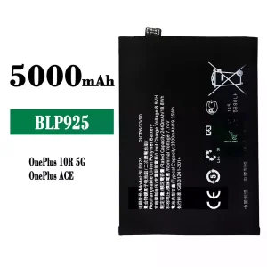 New phone battery BLP925 for OnePlus 10R 5G/ OnePlus ACE/ 1+NORD 3 5G
