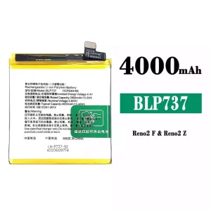 New phone battery BLP737 for OPPO Reno2 F / Reno2 Z
