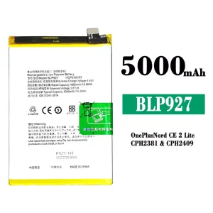 New phone battery BLP927 for OnePlus Nord 2 Lite / OnePlus Nord CE 2 Lite