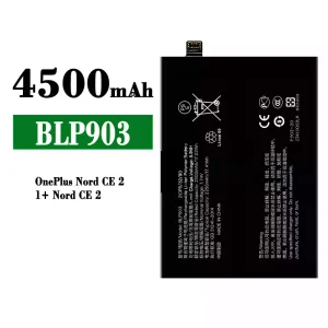 New phone battery BLP903 for OnePlus Nord CE 2