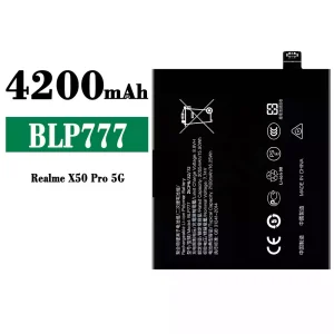New phone battery BLP777 for OPPO Realme X50 Pro