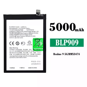 New phone battery BLP909 for OPPO Reamle 9