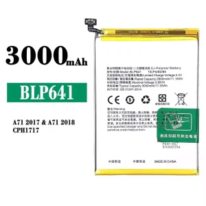 New phone battery BLP641 for OPPO A71 2017 2018