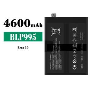 New phone battery BLP995 for OPPO Reno 10