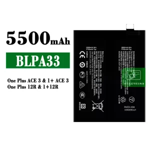 New phone battery BLPA33 for Oneplus Ace 3/Oneplus 12R