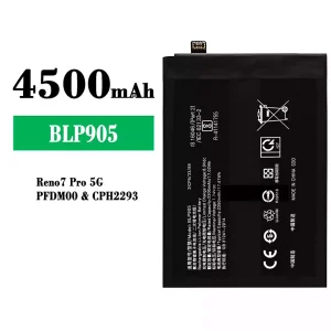 New phone battery BLP905 for OPPO Reno 7 Pro