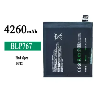 New phone battery BLP767 for OPPO Find x2 pro