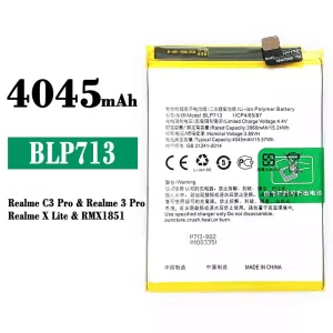 New phone battery BLP713 for OPPO Realme C3 Pro/ Realme 3 Pro/Realme X Lite