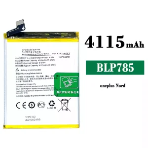 New phone battery BLP785 for OPPO oneplus Nord