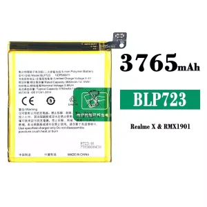 New phone battery BLP723 for OPPO Realme X