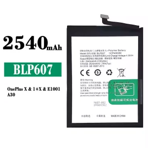 New phone battery BLP607 for OPPO A30/OnePlus X
