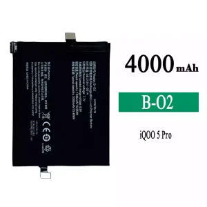 New phone battery B-O2 for VIVO iQOO 5 Pro