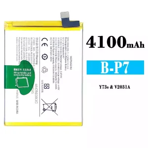 New phone battery B-P7 for VIVO Y73S