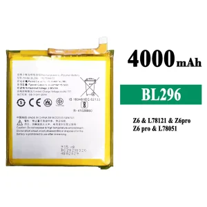 New phone battery BL296 for Lenovo Z6/Z6Pro