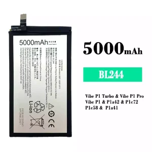New phone battery BL244 for Lenovo Vibe P1 Turbo / Vibe P1 Pro / Vibe P1