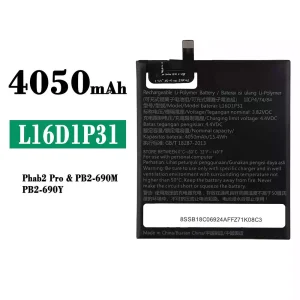 New phone battery L16D1P31 for Lenovo Phab2 Pro/PB2-690M/PB2-690Y