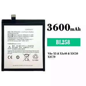 New phone battery BL258 for Lenovo Vibe X3
