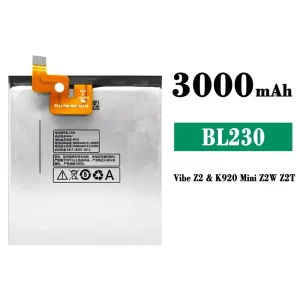 New phone battery BL230 for Lenovo Vibe Z2/Z2T/K920 Mini Z2W