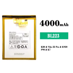 New phone battery BL223 for Lenovo K80/VIBE Z2 pro/P90/K7