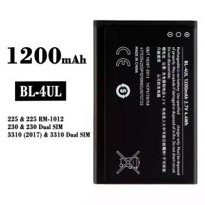 New phone battery BL-4UL for Nokia 225 / 230 / 3310（2017)