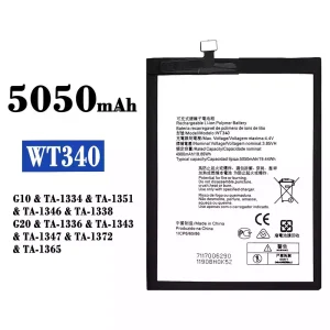 New phone battery WT340 for Nokia G10 / G20