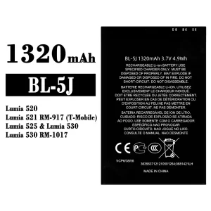 New phone battery BL-5J for Nokia Lumia 520 Lumia 521  Lumia 525 Lumia 530
