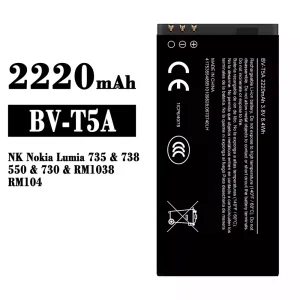 New phone battery BV-T5A for Nokia Lumia 735/738/550/730