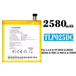 New phone battery TLp025DC for Alcatel Pixi 4 6.0