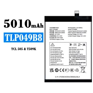New phone battery TLP049B8 for Alcatel TCL 505/T509K