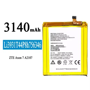 New phone battery Li3931T44P8h756346 for ZTE Axon 7