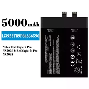 New phone battery Li3923T89P8h636590 for Nubia Red Magic 7 Pro/ RedMagic 7S Pro