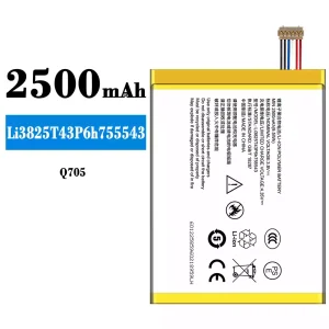 New phone battery Li3825T43P6h755543 for ZTE Q705