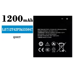 New phone battery Li3712T42P3h535047 for ZTE Q101T