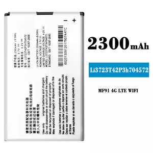 New phone battery Li3723T42P3h704572 for ZTE MF91 4G LTE WIFI