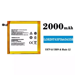 New phone battery Li3820T43P3h636338 for ZTE BLADE L2